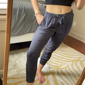 Linen drawstring pants